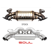 Porsche Valved Performance Exhaust System - Soul Performance Products POR.992.VES