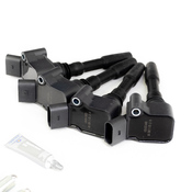 VW Ignition Coil & Spark Plug Service Kit - Eldor KIT-00295