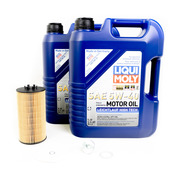 Audi Engine Oil Change Kit - Liqui Moly 079198405AKT7