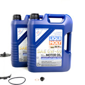 Audi Engine Oil Change Kit - Liqui Moly 079198405EKT14