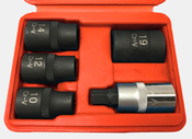 5 Pc. 5-Point Impact Socket Set 1/2" - CTA Manufacturing 2752