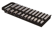 1/2" 22PC SOCKET HOLDER BLACK - Lisle 40990