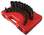 25 Piece Impact Socket Set 3/8 - Sunex 3326