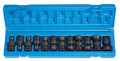 3/8" Drive 12 Point 12 Piece - Grey Pneumatic Corp 1612U