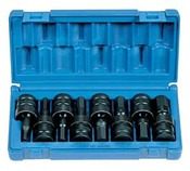 1/2" Drive 8 Piece Universal - Grey Pneumatic Corp 1398UH