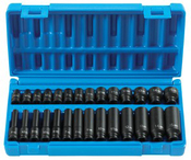 1/4" Drive 28 Piece Impact - Grey Pneumatic Corp 9728M