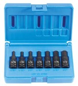 3/8" Drive 7 Piece Hex Driver - Grey Pneumatic Corp 1297H