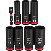 8 Piece 3/8" Drive Deep Metric - Milwaukee 49-66-7021