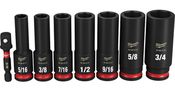 8 Piece 3/8" Drive Deep SAE - Milwaukee 49-66-7024
