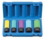 1/2" Drive 5 Piece E.T.W. - Grey Pneumatic Corp 1505TP