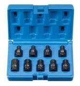 3/8" Drive 9 Piece External - Grey Pneumatic Corp 1219ET