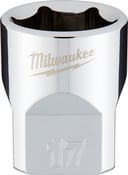 3/8" Drive 17MM Metric 6-Point - Milwaukee 45-34-9087