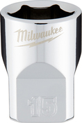 3/8" Drive 15MM Metric 6-Point - Milwaukee 45-34-9085
