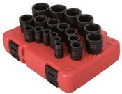 19 Piece 1/2" Drive SAE Impact - Sunex 2640
