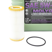 Audi Engine Oil Change Kit - Liqui Moly 06L115562KT35