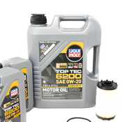 Audi Engine Oil Change Kit - Liqui Moly 06M198405FKT9