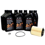 VW Oil Change Kit (5W40) - Genuine VW KIT-00481