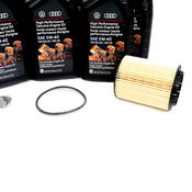 VW Oil Change Kit (5W40) - Genuine VW KIT-00481