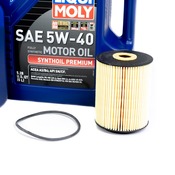 VW Oil Change Kit (5W40) - Liqui Moly KIT-00482