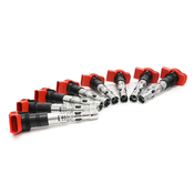 Audi Ignition Coil Kit - Eldor 077905115KT6