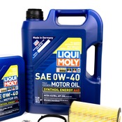 VW Oil Change Kit (0W40) - Liqui Moly KIT-00406