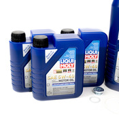 Audi Engine Oil Change Kit - Liqui Moly 079198405AKT11