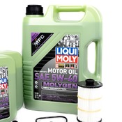 Audi Engine Oil Change Kit - Liqui Moly 079198405DKT2