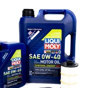 Audi Engine Oil Change Kit - Liqui Moly 079198405DKT8
