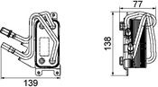 BMW Automatic Transmission Oil Cooler - Mahle Behr 376747101