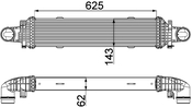 Mercedes Intercooler - Mahle Behr 2045000200