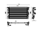BMW Radiator - Mahle Behr 17118474824