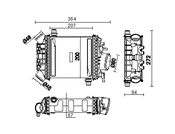 Mercedes Intercooler - Mahle Behr 2760900214