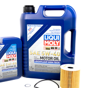 Volvo Oil Change Kit 5W40 - Liqui Moly 1275810KT6