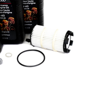 VW Oil Change Kit (5W40) - Genuine VW KIT-00474