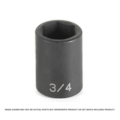 1/2" Drive x 17MM Standard - Grey Pneumatic Corp 2017M