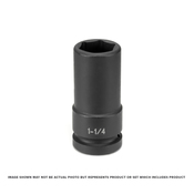 1" Drive x 1-1/2" Extra-Deep - Grey Pneumatic Corp 4048DT