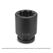 1" Drive x 1-5/8" Deep 8 Point - Grey Pneumatic Corp 4552SD