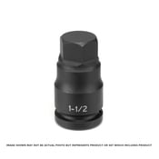 1" Drive x 1" Hex Driver - Grey Pneumatic Corp 4932F