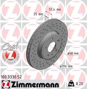 Audi Disc Brake Rotor - Zimmermann Sport 100333052