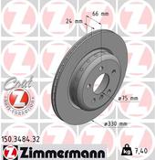 BMW Disc Brake Rotor - Zimmermann Formula F 34216898733