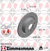BMW Disc Brake Rotor - Zimmermann Sport 34216799367