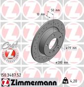 MINI Disc Brake Rotor - Zimmermann Sport 34219811539