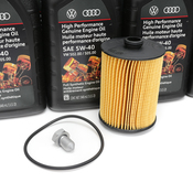 VW Oil Change Kit (5W40) - Genuine VW KIT-00559