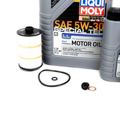 Audi Engine Oil Change Kit - Liqui Moly 079198405DKT7