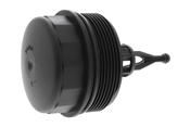 Mercedes Engine Oil Filter Housing Cover - Vaico 6421800038