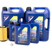 Audi Engine Oil Change Kit - Liqui Moly 07C115562EKT4