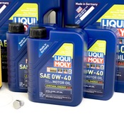 Audi Engine Oil Change Kit - Liqui Moly 07C115562EKT4