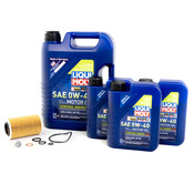 Mercedes Oil Change Kit 0W-40 - Liqui Moly 0001802809.8L