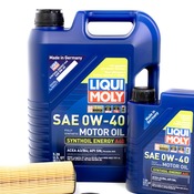 Mercedes Oil Change Kit 0W-40 - Liqui Moly 2781800009.6L