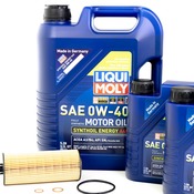 Mercedes Oil Change Kit 0W-40 - Liqui Moly M178AMGGT